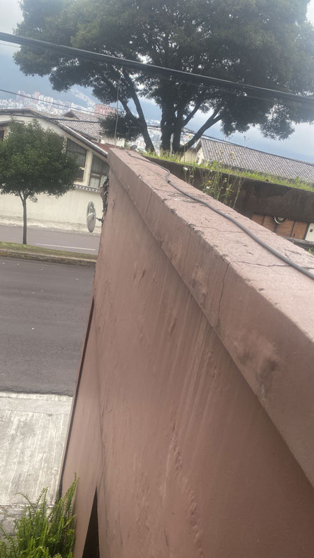 Pintor en Quito, maestro pintor, pintura de fachada, terraza